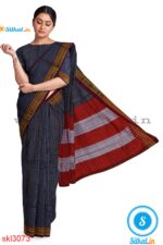 ILKAL HANDLOOM SILK BY COTTON CHIKKI PARAS SAREES