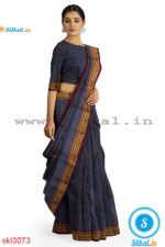 ILKAL HANDLOOM SILK BY COTTON CHIKKI PARAS SAREES