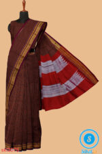 ILKAL HANDLOOM SILK BY COTTON CHIKKI PARAS SAREES