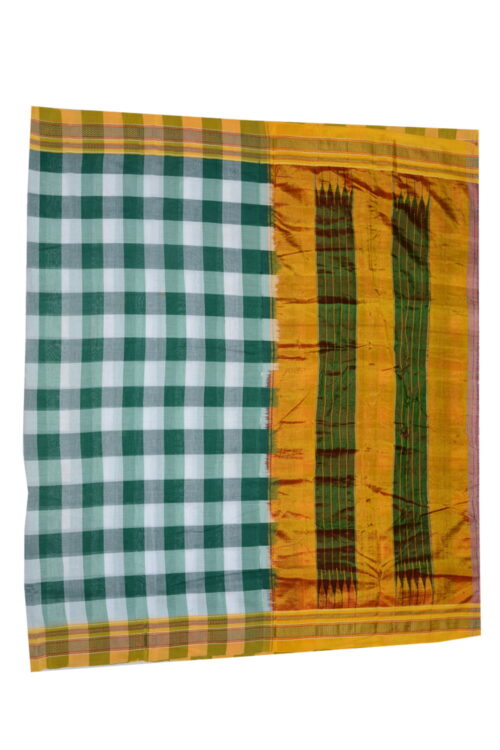 Ilkal Silk by Cotton Big Checks Sarees