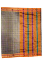 Ilkal Silk by Cotton Small Checks Patti Pallu Sarees