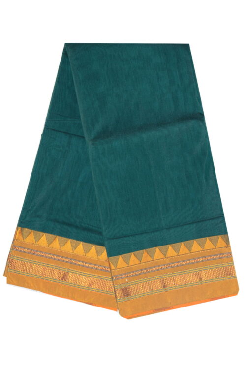 Ilkal Silk by Cotton plane Saree Patti Pallu