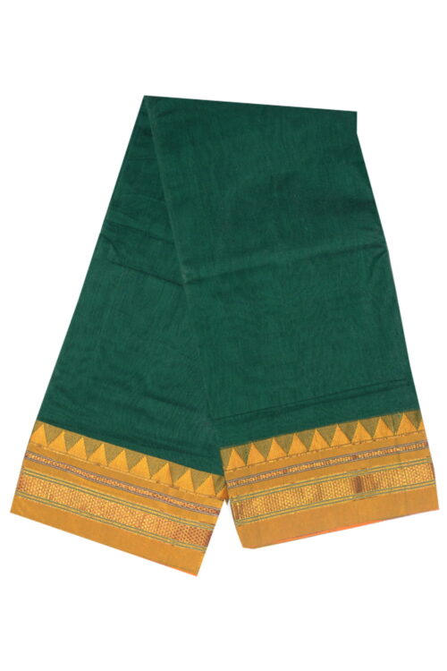 Ilkal Silk by Cotton plane Saree Patti Pallu