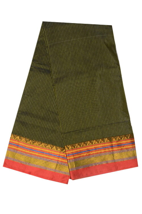 Ilkal Silk by Cotton Ragawali chikki Saree