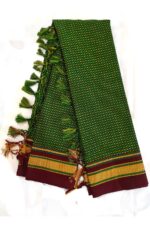 Guledgudda Khana Cotton Silk Fabrics Duppatta With Tassels