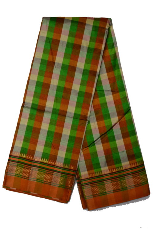 Ilkal Silk by Cotton Chukki Star Saree