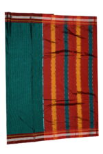 Ilkal Silk by Cotton Small Checks Patti Pallu Sarees
