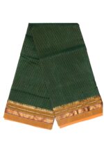 Ilkal Silk by Cotton Small Checks Patti Pallu Sarees
