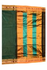 Ilkal Silk by Cotton Small Checks Patti Pallu Sarees