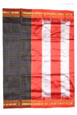 Ilkal Silk by Cotton Small Checks Patti Pallu Sarees