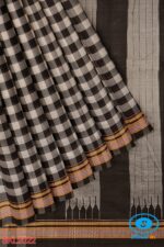 ILKAL HANDLOOM SILK BY MASRISE COTTON BIG CHECKS SAREE