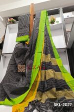 PATTEDA ANCHU PURE COTTON HANDLOOM SAREE