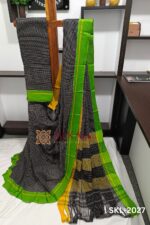 Patteda Anchu Checks with Plain Border