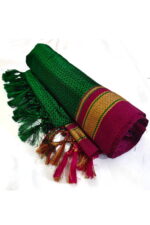 Guledgudda Khana Cotton Silk Fabrics Duppatta With Tassels