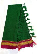 Guledgudda Khana Cotton Silk Fabrics Duppatta With Tassels
