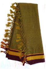 Guledgudda Khana Cotton Silk Fabrics Duppatta With Tassels