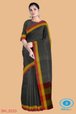 PATTEDA ANCHU PURE COTTON HANDWOVEN SAREE