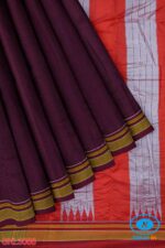ILKAL HANDLOOM SILK BY COTTON SMALL CHECKS CHIKKI PARAS SAREES