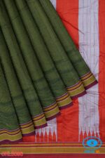 ILKAL HANDLOOM SILK BY COTTON SMALL CHECKS CHIKKI PARAS SAREES