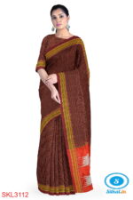 ILKAL HANDLOOM SILK BY COTTON SMALL CHACKS CHIKKI PARAS SAREES