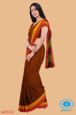 PATTEDA ANCHU PURE COTTON HANDWOVEN SAREE
