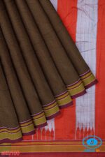 ILKAL HANDLOOM SILK BY COTTON SMALL CHACKS CHIKKI PARAS SAREES