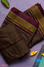 ILKAL HANDLOOM SILK BY COTTON SMALL CHACKS CHIKKI PARAS SAREES