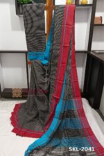 Patteda Anchu Checks with Plain Border