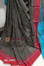 Patteda Anchu Checks with Plain Border