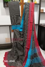 Patteda Anchu Checks with Plain Border