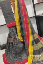 PATTEDA ANCHU PURE COTTON GANGA JAMUNA HANDWOVEN SAREE