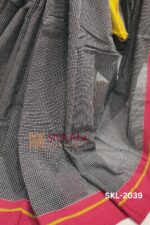 PATTEDA ANCHU PURE COTTON GANGA JAMUNA HANDWOVEN SAREE