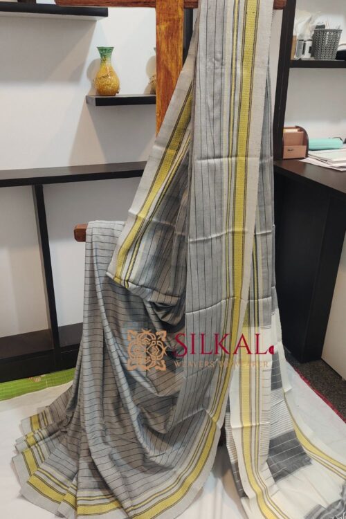 ILKAL HANDLOOM MERCERIZED COTTON BY COTTON SAREES