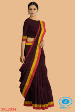 PATTEDA ANCHU PURE COTTON HANDWOVEN SAREE