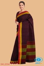 PATTEDA ANCHU PURE COTTON HANDWOVEN SAREE