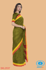 PATTEDA ANCHU PURE COTTON HANDWOVEN SAREE