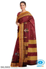ILKAL SILK SAREE WITH KASUTI WORK