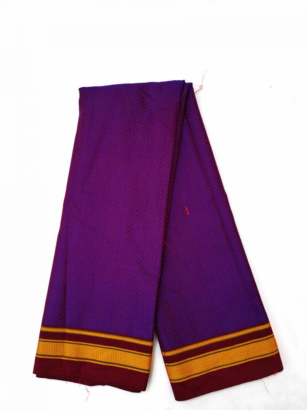 GULEDGUDDA KHANA COTTON SILK FABRICS DUPPATTA WITH TASSELS