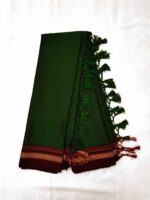 GULEDGUDDA KHANA COTTON SILK FABRICS DUPPATTA WITH TASSELS