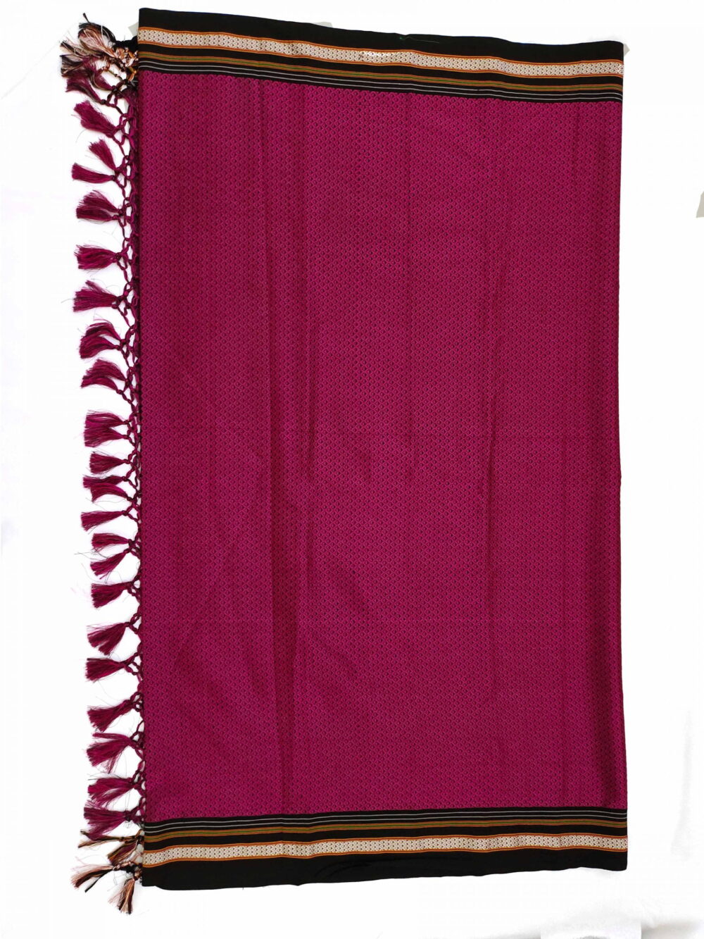 GULEDGUDDA KHANA COTTON DUPPATTA WITH TASSELS