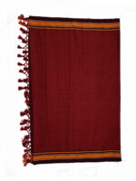 GULEDGUDDA KHANA COTTON SILK FABRICS DUPPATTA WITH TASSELS
