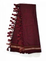GULEDGUDDA KHANA COTTON SILK FABRICS DUPPATTA WITH TASSELS