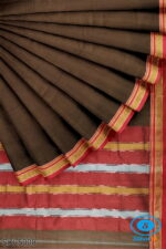 ILKAL PLAIN COTTON SAREE WITH CHIKKI PARAS BORDER