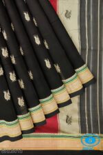 ILKAL MAYURI SAREE WITH CHIKKI BORDER