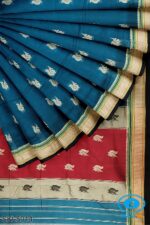 ILKAL MAYURI SAREE WITH CHIKKI BORDER