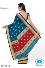 ILKAL MAYURI SAREE WITH CHIKKI BORDER
