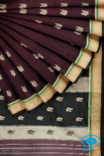 ILKAL MAYURI SAREE WITH CHIKKI BORDER