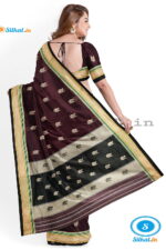ILKAL MAYURI SAREE WITH CHIKKI BORDER
