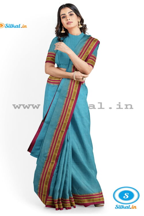 ILKAL PLAIN MASRISE COTTON SAREE