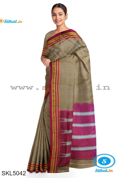 ILKAL PLAIN MASRISE COTTON SAREE